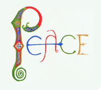 'Peace' Christmas card